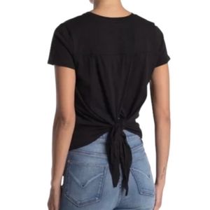 🌼Madewell Knot Back Top, Black, Women's Size Medium
